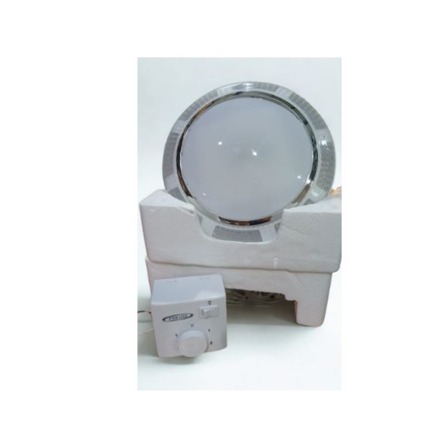 Ventilador de techo 3 Palas de Metal, Luz Led, Color Blanco