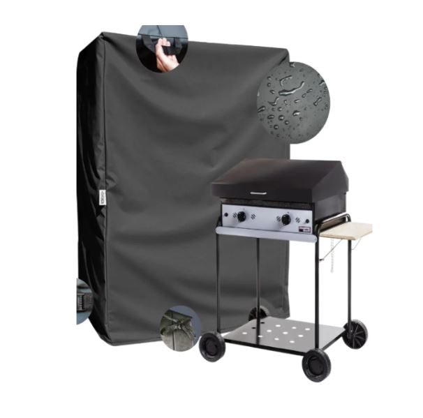 Funda Parrilla Ponderosa Gas 70 Con Carro, Impermeable.