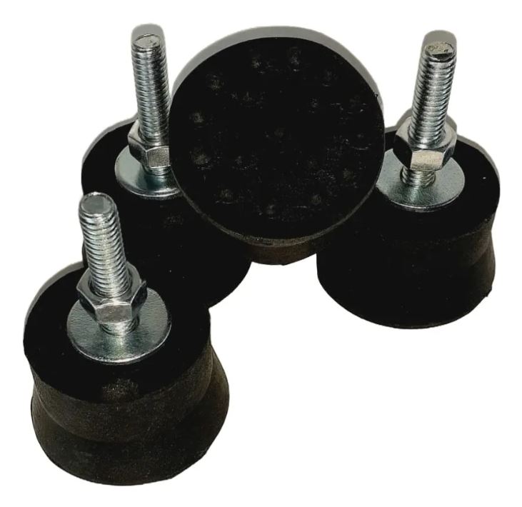 Kit Taco Goma Anti vibratoria P/ Piso Aire Acondicionado