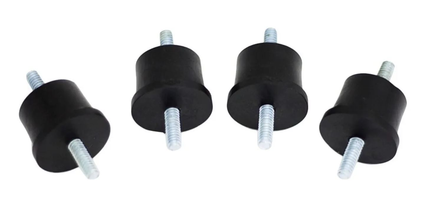 Kit Taco Goma Anti vibratorio Para Ménsulas Con Tornillos