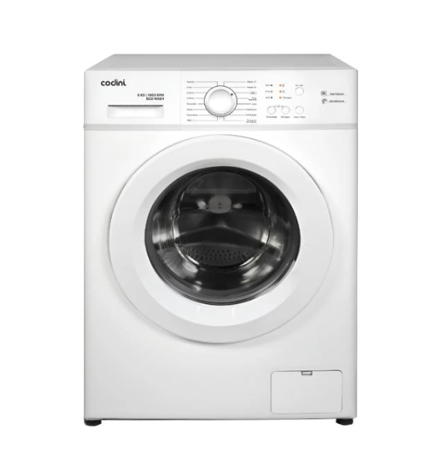 Lavarropas Automático Codini Inverter 6 kg 1.000 Rpm Blanco