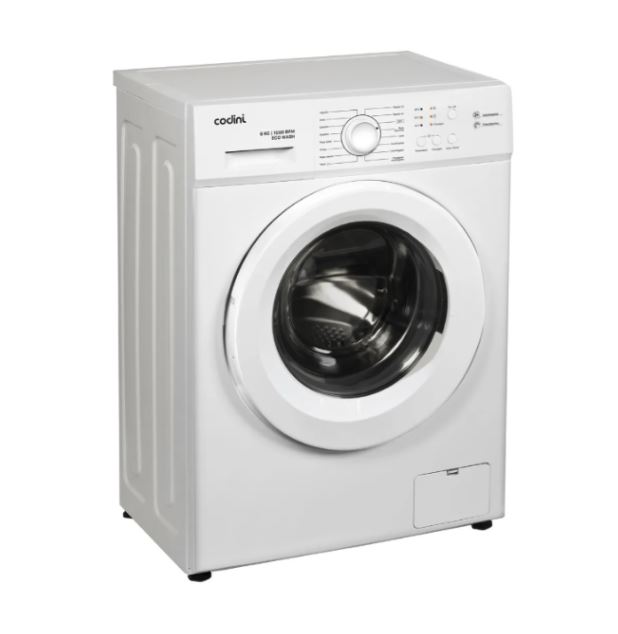 Lavarropas Automático Codini Inverter 6 kg 1.000 Rpm Blanco