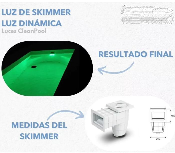 Luz Para Skimmer Sin Perforación