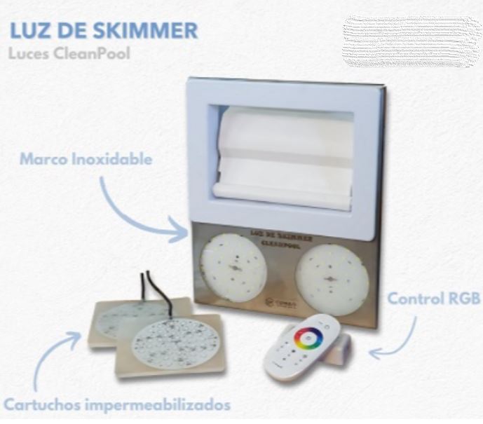 Luz Para Skimmer Sin Perforación