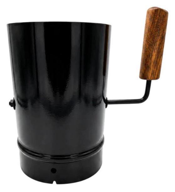 Caño Clapeta Regulador De Humo Enlozado 4 Pulgadas 10 Cm