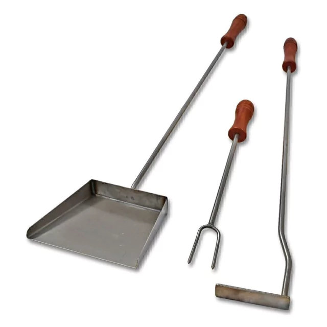 kit x 3 Acero Inoxidable Palita Atizador Tenedor - SO | Jotaté Climatización