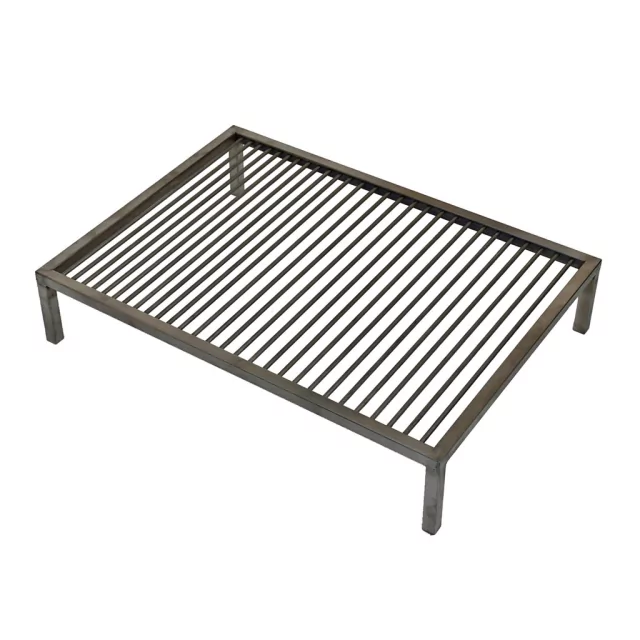 Parrilla Flotante De Acero Inoxidable 100 x 60 cm