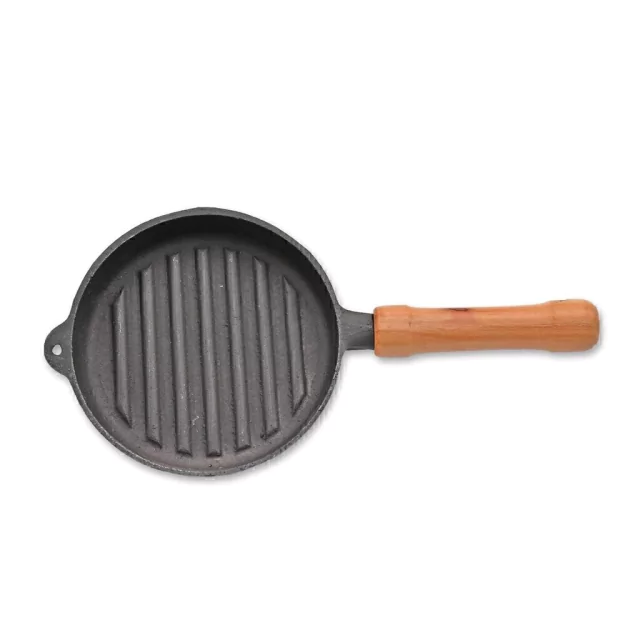 Provoletera 15 cm Grillada Mango De Madera 