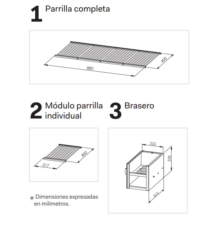 Parrillero A Leña Mega