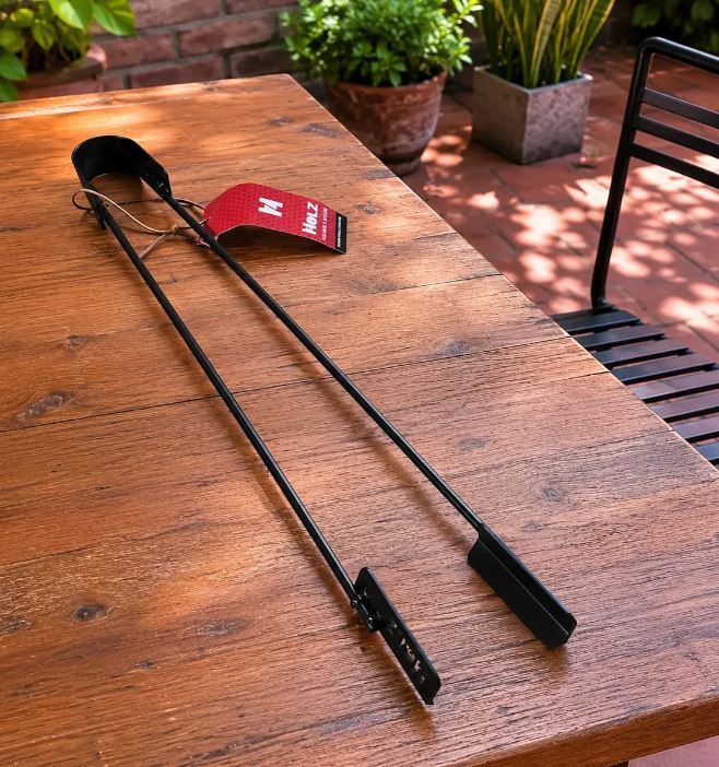 Pinza Para Carbón O Leña De Hierro.