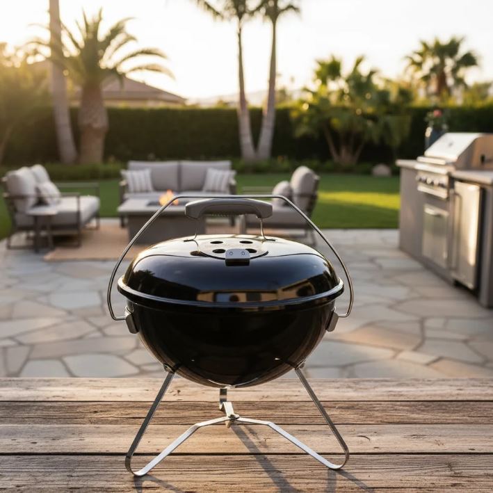 Parrillero A Carbón Smokey Joe Premiun Charcoal 14"