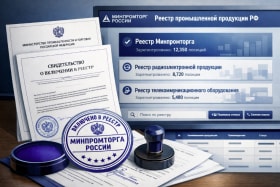 Реестр Минпромторга: преимущества статуса российского производителя