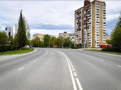 На улицы Перми нанесут 140 тысяч квадратных метров дорожной разметки  