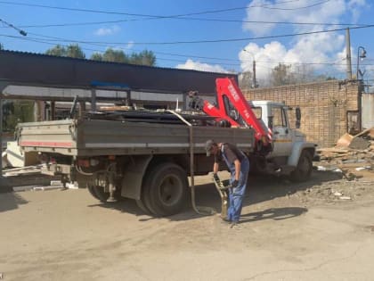 Демонтаж незаконных торговых объектов в Перми