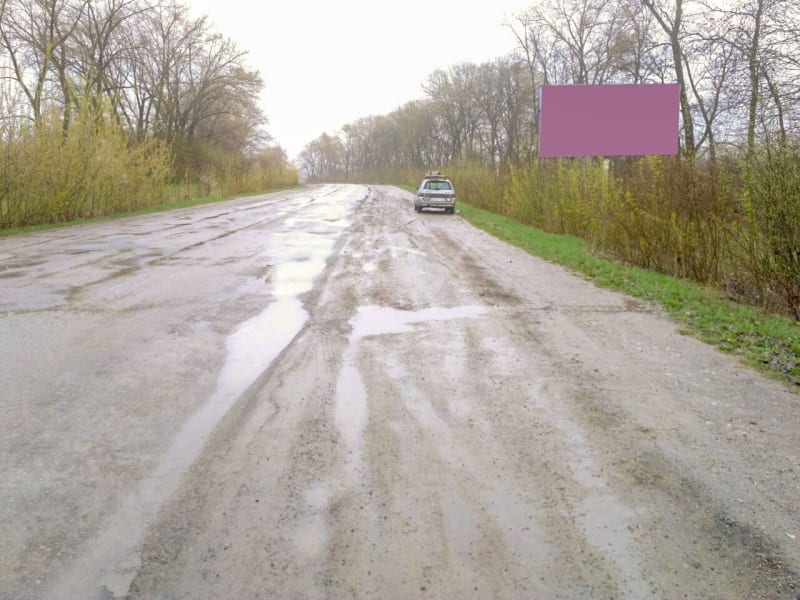 Борщів - виїзд із міста, у бік Козаччини