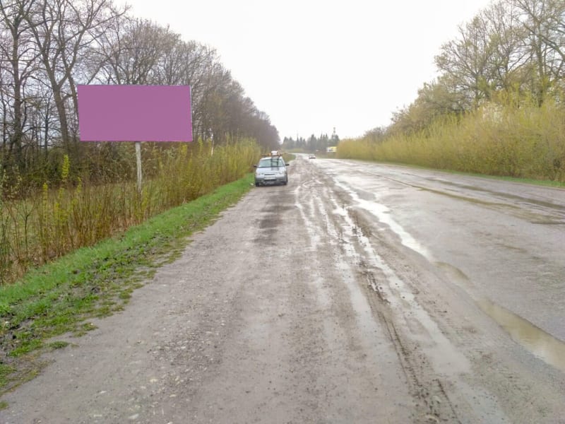 Борщів - в'їзд у місто, з боку Козаччини