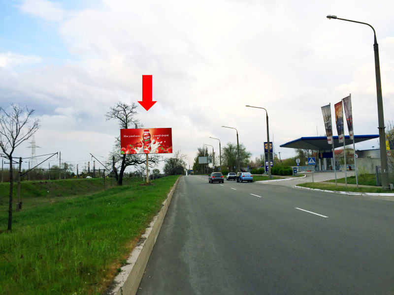 Запоріжжя - Тюленіна вул., Навпроти АЗС "Укрнафта", 500 м до Соборного пр. (колиш. пр. Леніна)