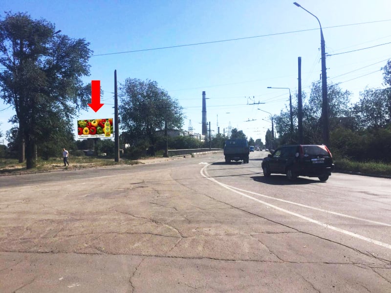 Запоріжжя - Сєдова вул. - Південне шосе, біля залізничного мосту, в центр