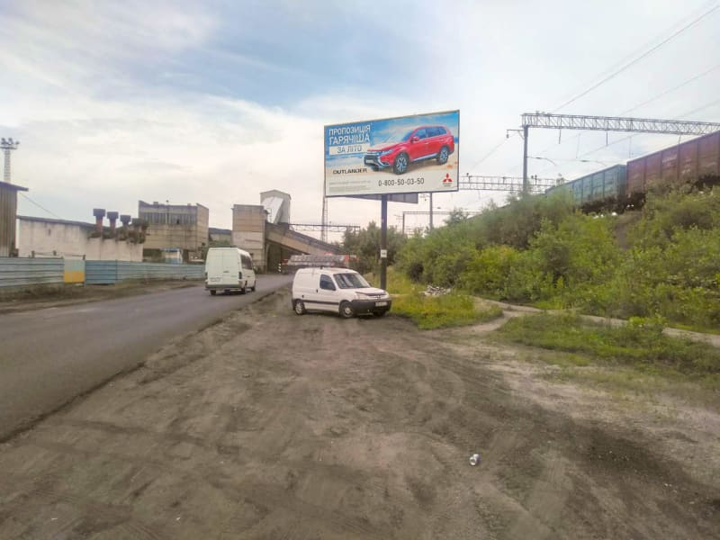 Українка - виїзд із міста у бік Трипілля