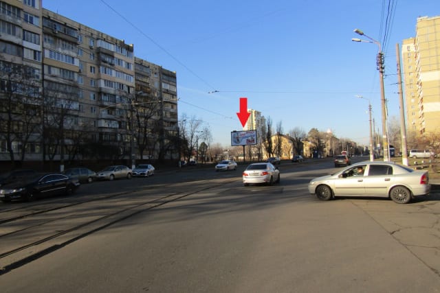 Київ - Славгородська вул., 2/10 35м (Нова Пошта, Космо), в напрямку Дарницький ринок, вокзал "Дарниця"