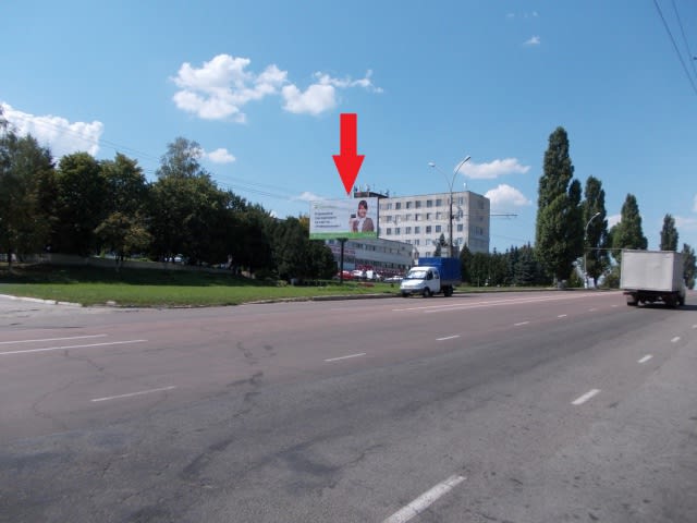 Суми - просп. Перемоги (Курський просп.),147 (Завод насосів та компресорів,АЗС WOG,АЗС  ANP,Арт Судія "Декор для вас"," СВТК_Суми), виїзд з міста