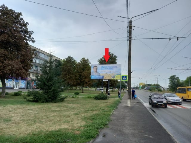 Суми - Роменська вул.,87,( Університет ім. А.Макаренко,ПриватБанк,АЗС "ОККО", АЗС "Marshal") ,у напрямку виїзда з міста