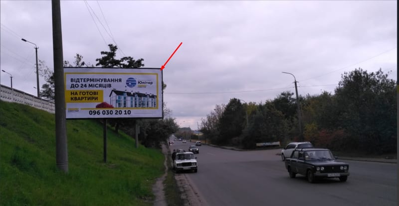 Рованці - Перехрестя вул. Глушець та дороги на с. Рованці