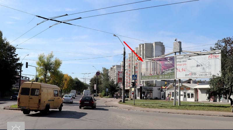 Львів - Широка вул / Сяйво вул, від вул Левандівської