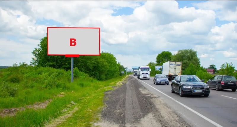 Львів - М-10 Західний обхід м. Львова, біля Trans Service-1 в сторону Епіцентр, МЕТRO