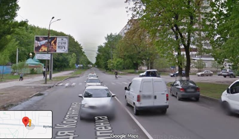 Вінниця - вул. Андрія Первозванного - вул. 600-річчя(напрям до пр. Юності)