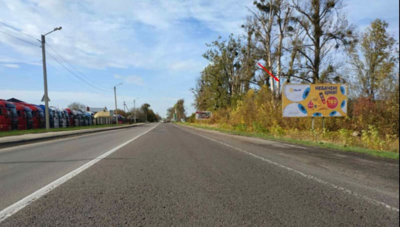 Жовква - вїзд в м. Жовква, траса Львів- Рава-Руська (М-09), на кордон з Польщею (м.Рава- Руська), на м. Червоноград, на АЗК WOG, на АТБ