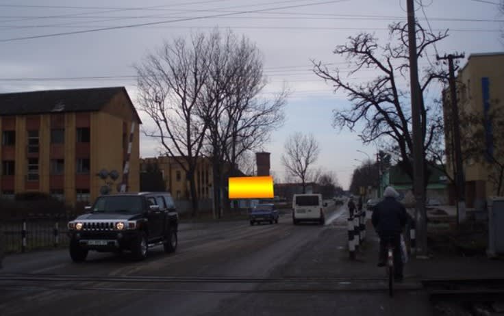 Берегове - вул.Б.Хмельницького (Берегкабель), залізн.переїзд, напр.-КПП Лужанка