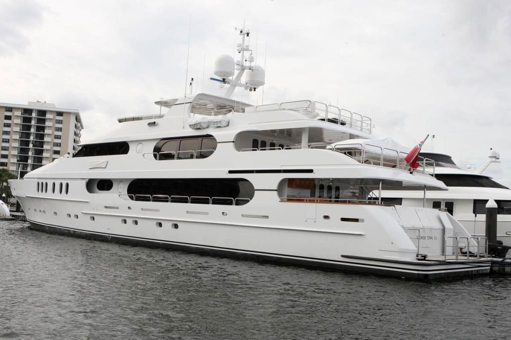 exterior of superyacht Privacy