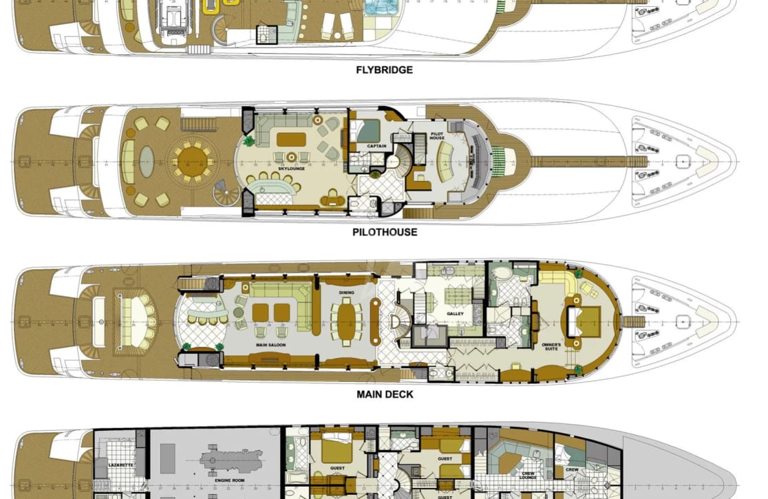 An image of Crazy Horse yacht