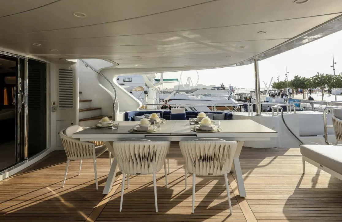 An image of Dxb yacht