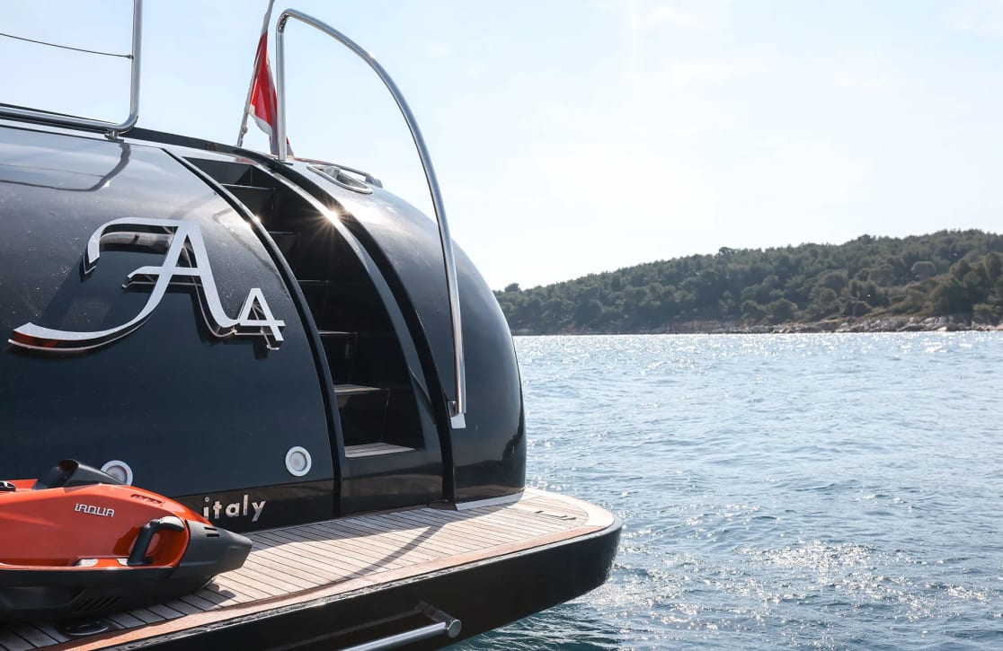 An image of A4 yacht