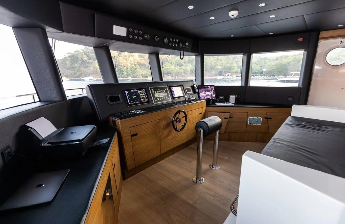 A preview of interior Bridge driving area