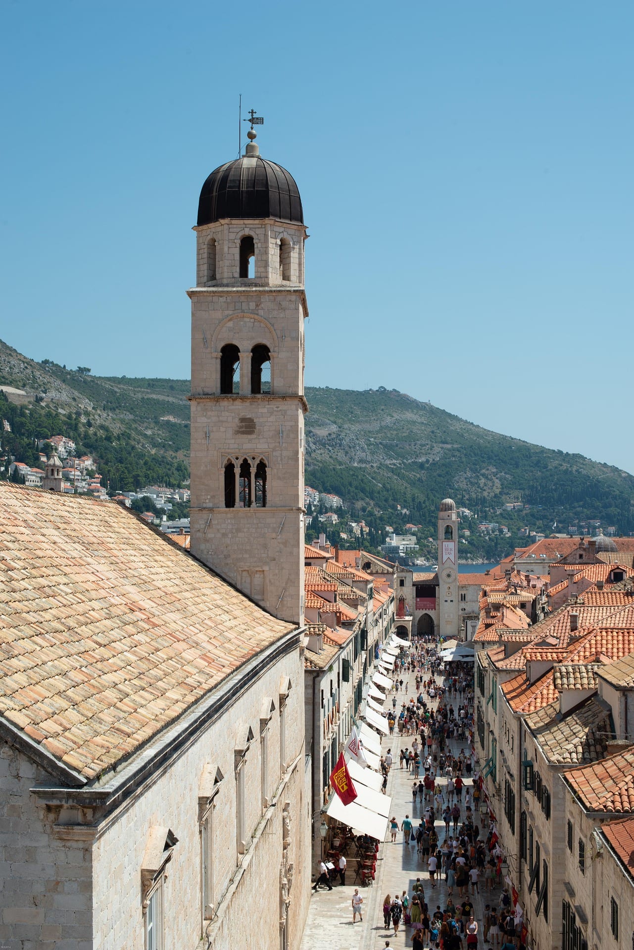 city walls in dubrovnik, croatia