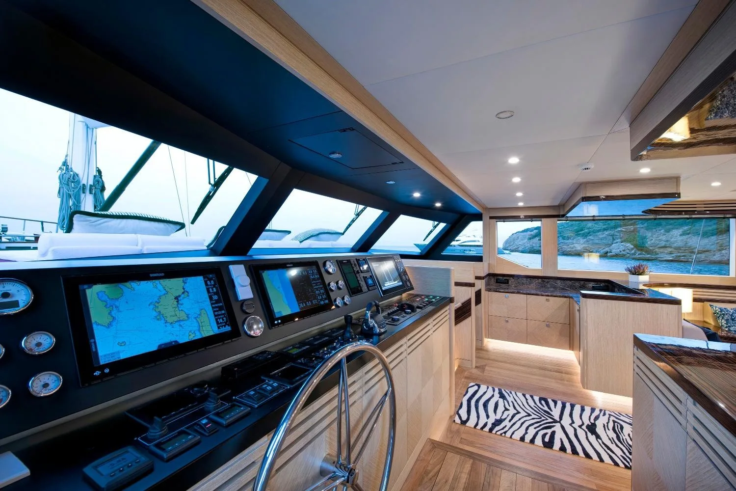 A preview of interior Bridge driving area