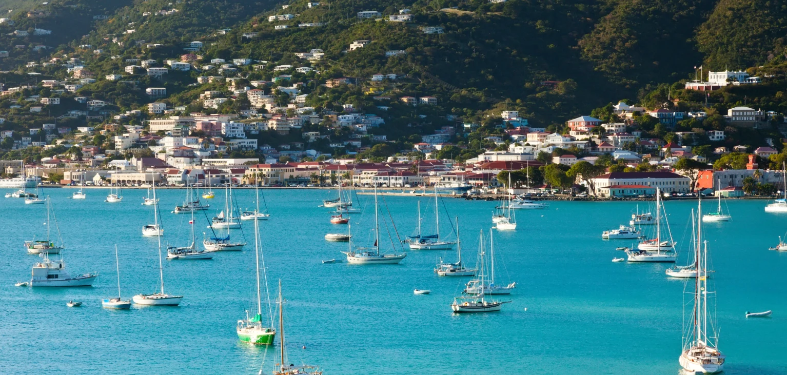 An image of the Virgin Islands (BVI)
