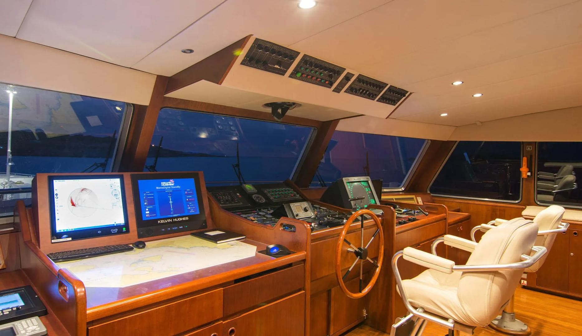 A preview of interior Bridge driving area