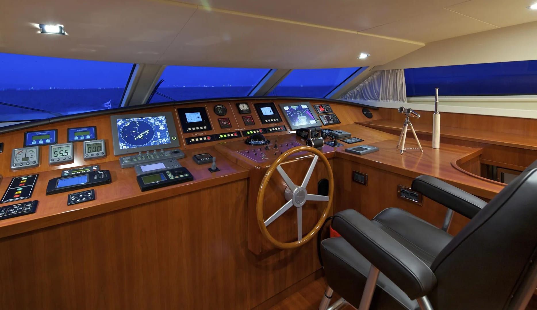 A preview of interior Bridge driving area