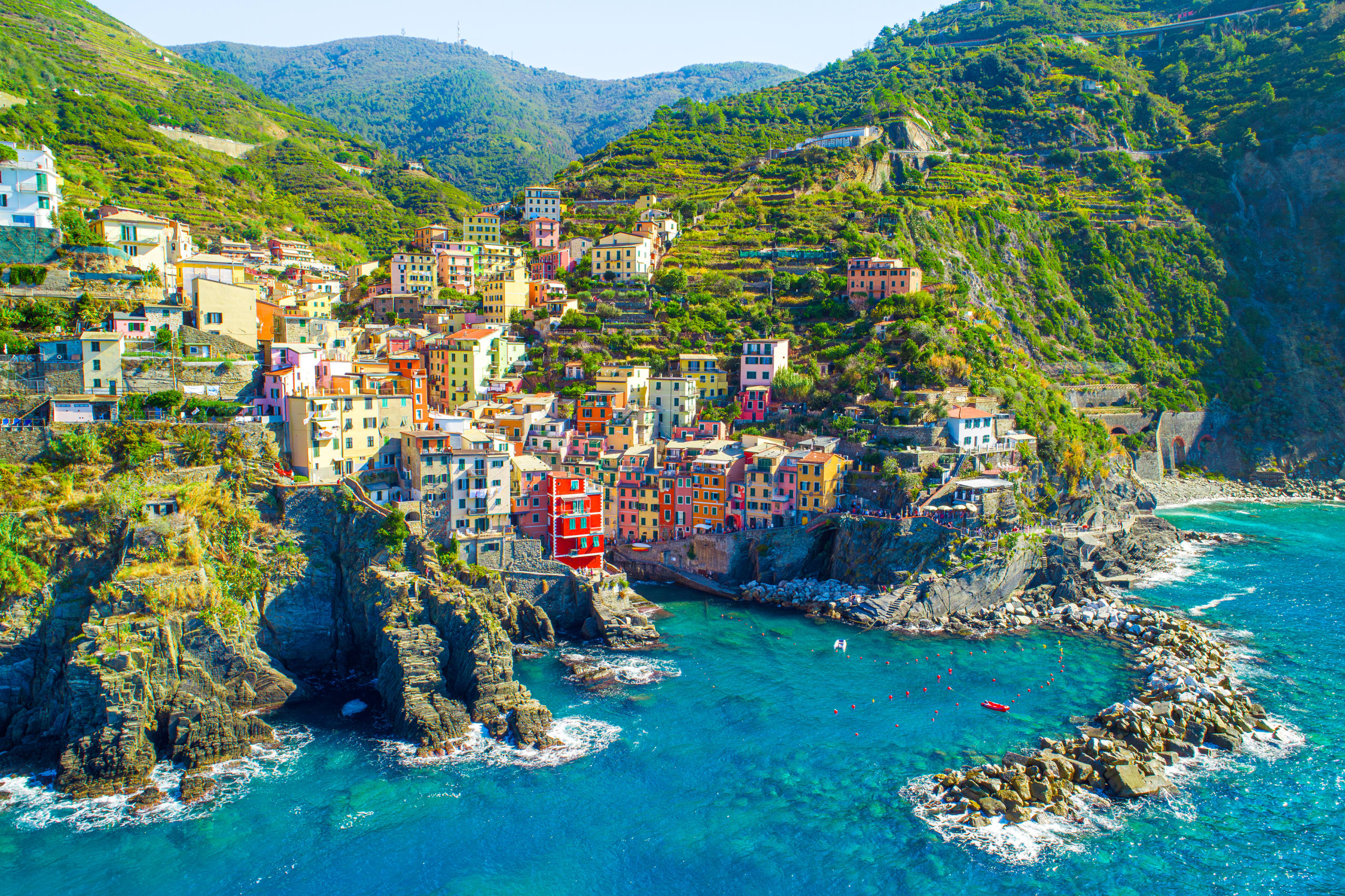 Riomaggiore of Cinque Terre, Italy