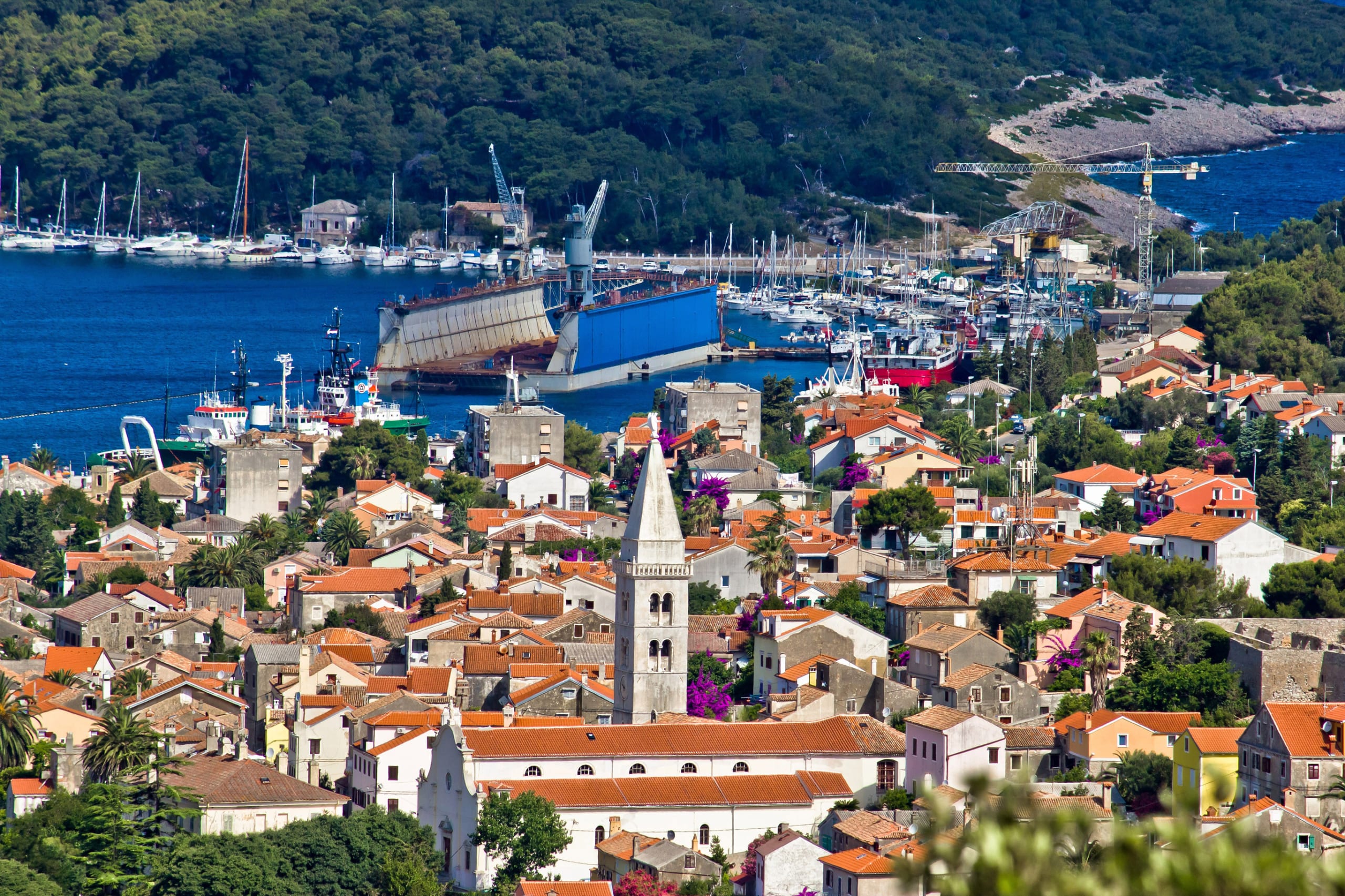 Town of Mali Losinj, Island of Losinj, Croatia