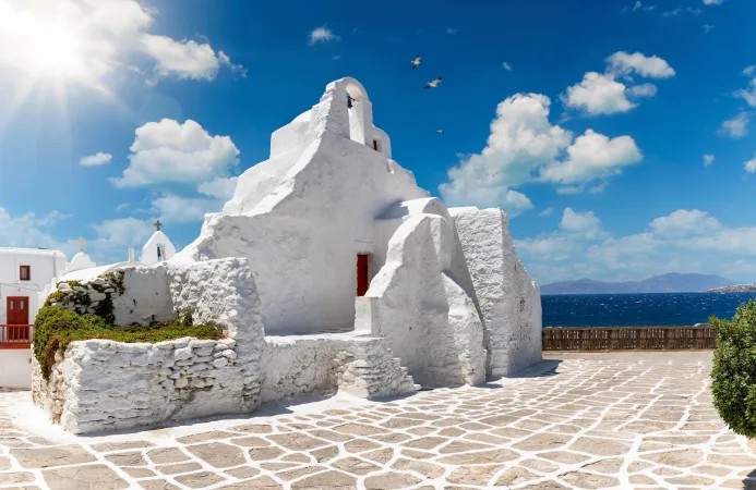 An image of Panagia Paraportiani