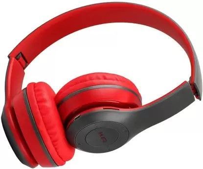 P47 Wireless Bluetooth Foldable Headphones - Red - view 3