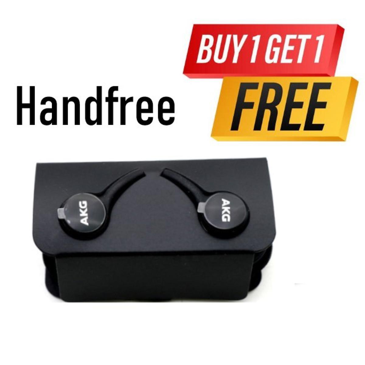 (BUY 1 GET 1 FREE) AKG S10 Handsfree | Stereo Sound | Comfortable For All Android Phones.