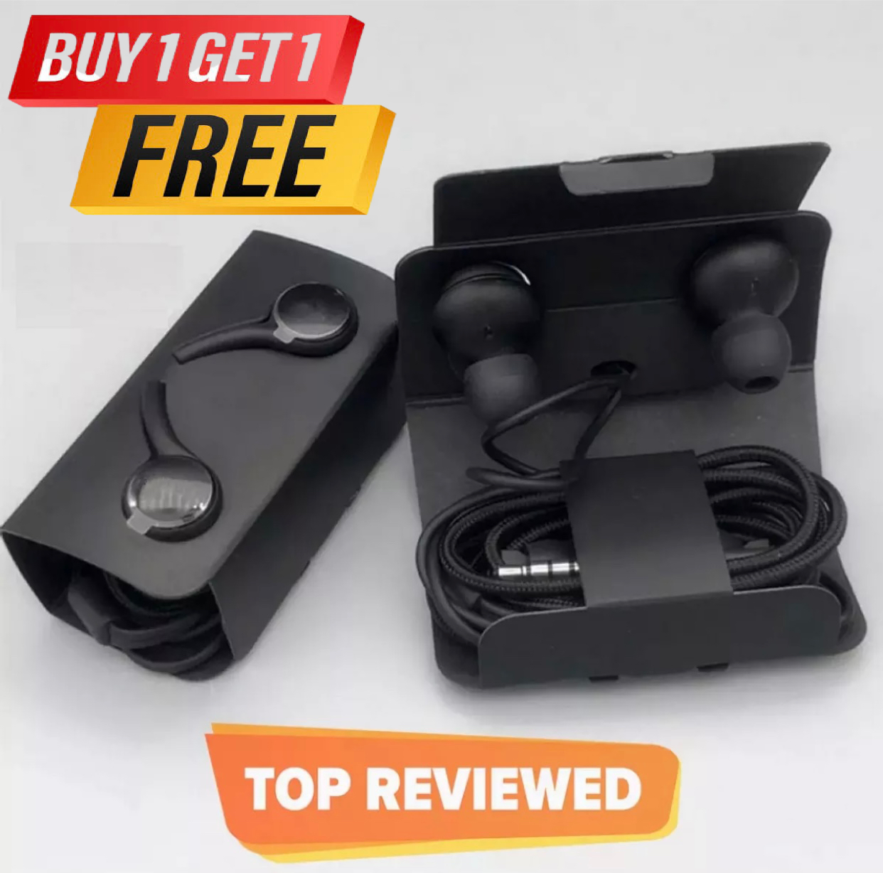 (BUY 1 GET 1 FREE) AKG S10 Handsfree | Stereo Sound | Comfortable For All Android Phones. - view 2