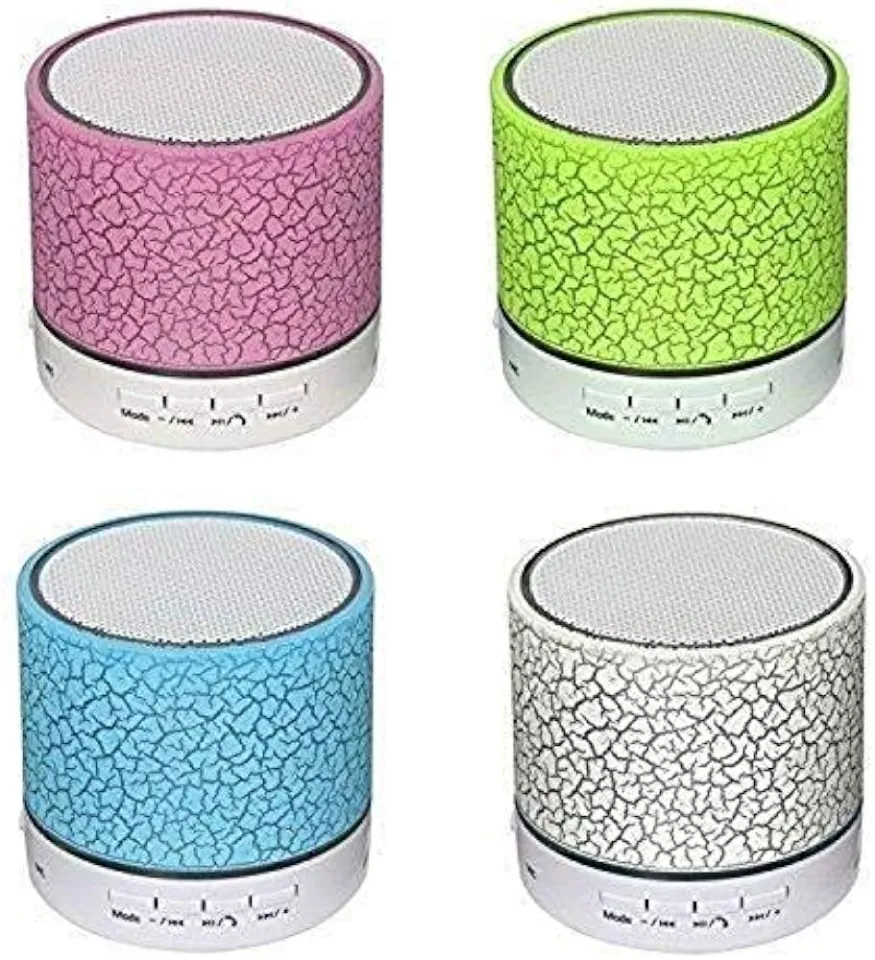 Mini Portable Bluetooth & Rechargeable Speaker with Light - Multi Color - view 2