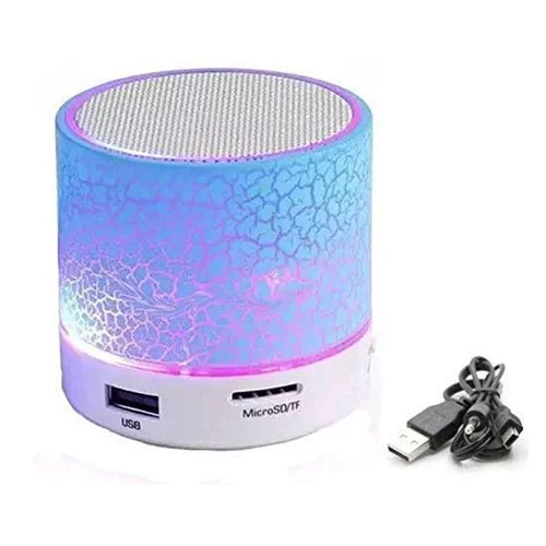 Mini Portable Bluetooth & Rechargeable Speaker with Light - Multi Color - view 3